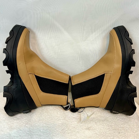 NEW SOREL Woman's Brex Waterproof Chelsea Boot Tan and BLACK, Size 6.5 - Picture 8 of 14